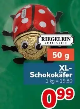 CENTERSHOP RIEGELEIN XL-Schokokäfer Angebot