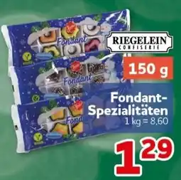 CENTERSHOP Riegelein Fondant-Spezialitäten Angebot