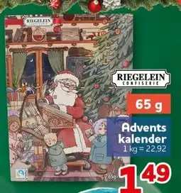 CENTERSHOP Riegelein Adventskalender Angebot