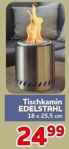 CENTERSHOP Tischkamin EDELSTAHL Angebot