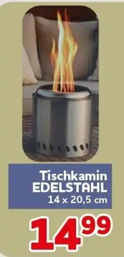 CENTERSHOP Tischkamin EDELSTAHL Angebot