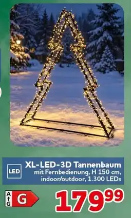 CENTERSHOP XL-LED-3D Tannenbaum Angebot