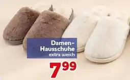 CENTERSHOP Damen-Hausschuhe extra weich Angebot