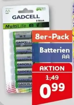 CENTERSHOP GADCELL MultiLife Batterien AA Angebot