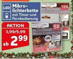 CENTERSHOP Stern Fabrik Mikro-Lichterkette Angebot