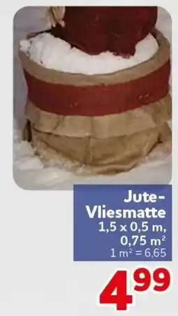 CENTERSHOP Jute-Vliesmatte Angebot