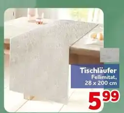 CENTERSHOP Tischläufer Fellimitat Angebot