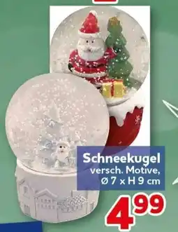 CENTERSHOP Schneekugel Angebot