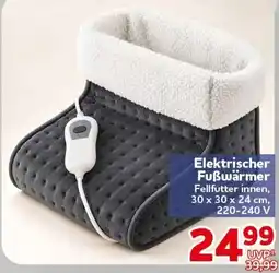 CENTERSHOP Elektrischer Fußwärmer Angebot