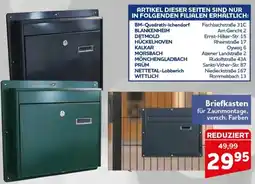 CENTERSHOP Briefkasten für Zaunmontage Angebot