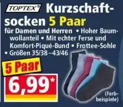 Norma TOPTEX Kurzschaffsocken Angebot