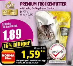 Norma Cat Premium Gourmet Trockenfutter Angebot