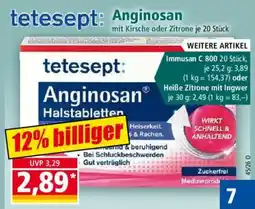 Norma tetesept: Anginosan Halstabletten Angebot