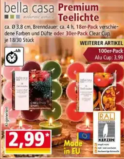 Norma bella casa Premium Teelichte Angebot