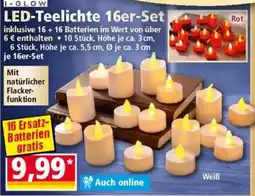 Norma LED-Teelichte 16er-Set Angebot