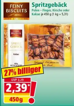 Norma FEINY BISCUITS Spritzgebäck Kakao Angebot