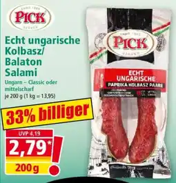 Norma Pick Echt ungarische Paprika Kolbasz Paare Angebot