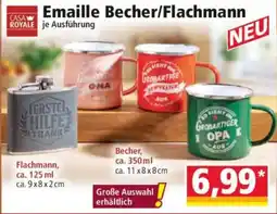 Norma CASA ROYALE Emaille Becher/Flachmann Angebot