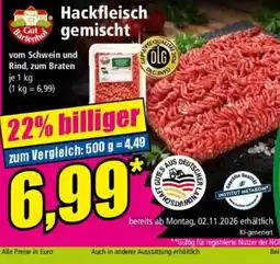 Norma Hackfleisch gemischt Gut Bartenhof Angebot
