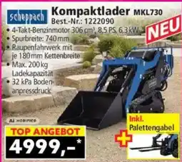 Norma scheppach Kompaktlader MKL730 Angebot