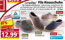 Norma campiella Filz-Hausschuhe Angebot