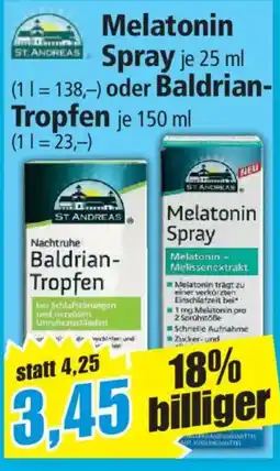 Norma ST. ANDREAS Melatonin Spray Angebot