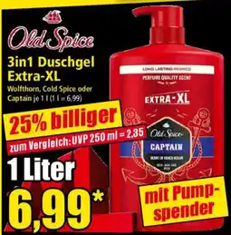 Norma Old Spice 3in1 Duschgel Extra-XL Angebot