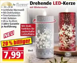 Norma Drehende LED-Kerze by flower force Angebot