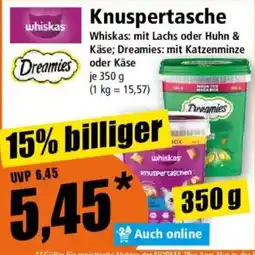 Norma Whiskas Knuspertasche Angebot