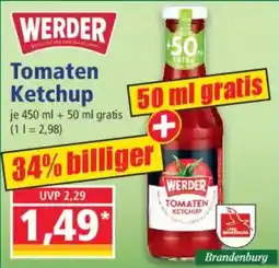 Norma Werder Tomaten Ketchup Angebot