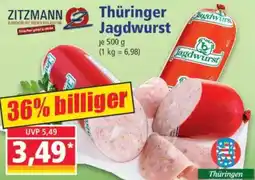 Norma Zitzmann Thüringer Jagdwurst Angebot