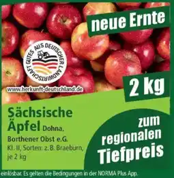 Norma Sächsische Äpfel Angebot