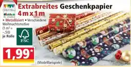 Norma Extrabreites Geschenkpapier Angebot
