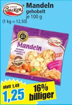 Norma Backen Mandeln gehobelt Angebot