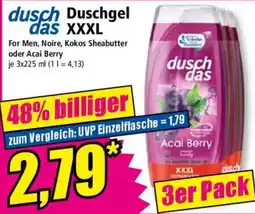 Norma dusch das Duschgel XXXL Angebot