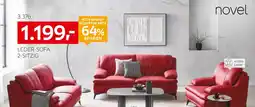 XXXLutz Novel leder-sofa 2-sitzig Angebot