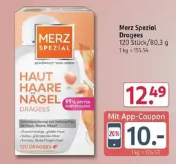 Rossmann Merz Spezial Dragees Angebot