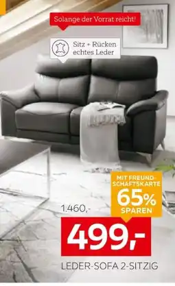 XXXLutz Xora leder-sofa 2-sitzig Angebot