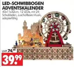 Wreesmann LED-SCHWIBBOGEN ADVENTSKALENDER Angebot