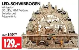 Wreesmann LED-SCHWIBBOGEN Winterdorf Angebot