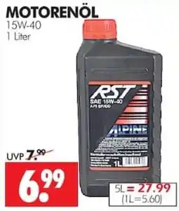 Wreesmann Motorenöl RST Alpine Angebot