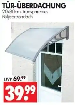 Wreesmann TÜR-ÜBERDACHUNG Angebot