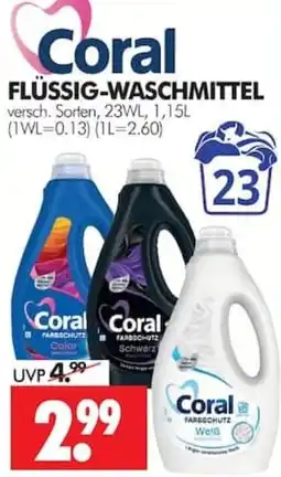 Wreesmann Coral FLÜSSIG-WASCHMITTEL Angebot
