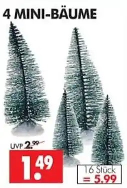 Wreesmann 4 MINI-BÄUME Angebot