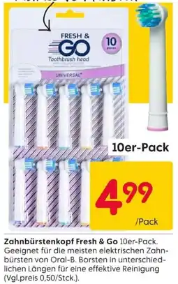 Rusta Zahnbürstenkopf Fresh & Go Angebot