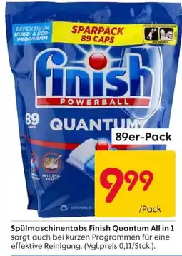 Rusta Spülmaschinentabs Finish Quantum All in 1 Angebot