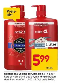 Rusta Duschgel & Shampoo Old Spice 3-in-1 Angebot
