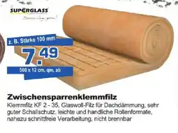 Bauzentrum Hofacker Zwischensparrenklemmfilz Angebot