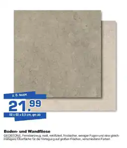 Bauzentrum Hofacker GEOSTONE Boden- und Wandfliese Angebot
