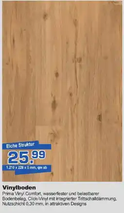 Bauzentrum Hofacker Vinylboden Prima Vinyl Comfort Angebot